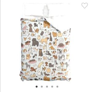 Society6 KiraKira Doggy Doodle full duvet